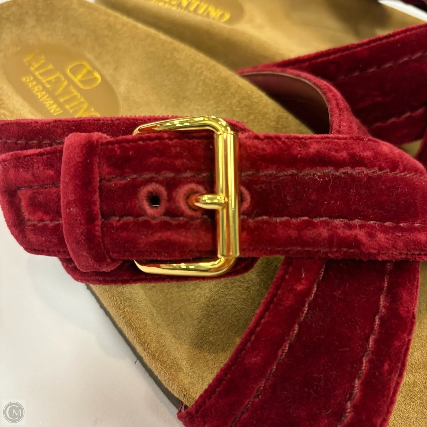 Sandals Luxury Designer By Valentino-garavani In Red, Size: 6