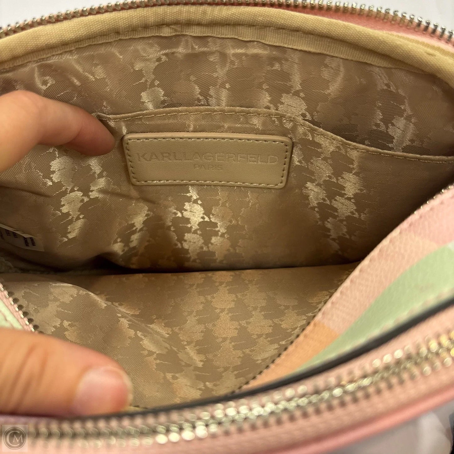 Crossbody Designer By Karl Lagerfeld, Size: Medium