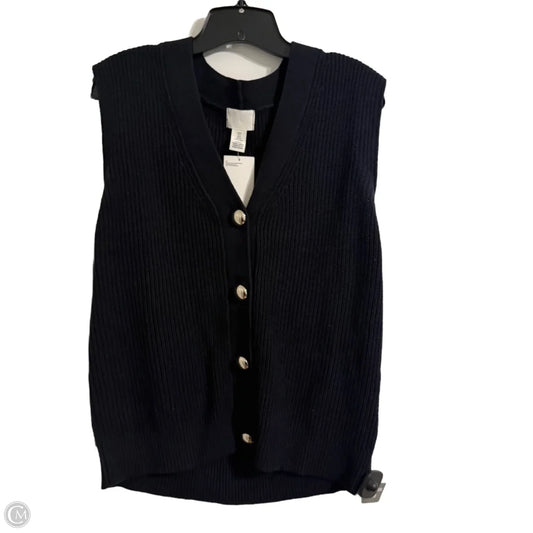 Vest Sweater By H&m In Navy, Size: S