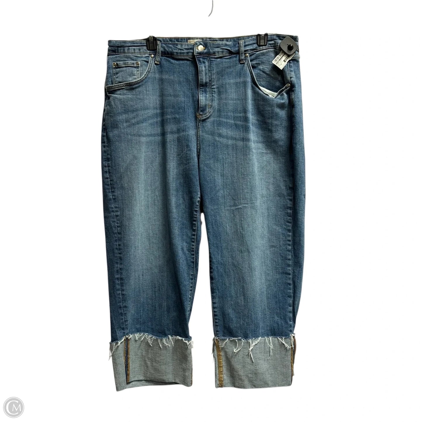 Jeans Straight By Pilcro In Blue Denim, Size: 24