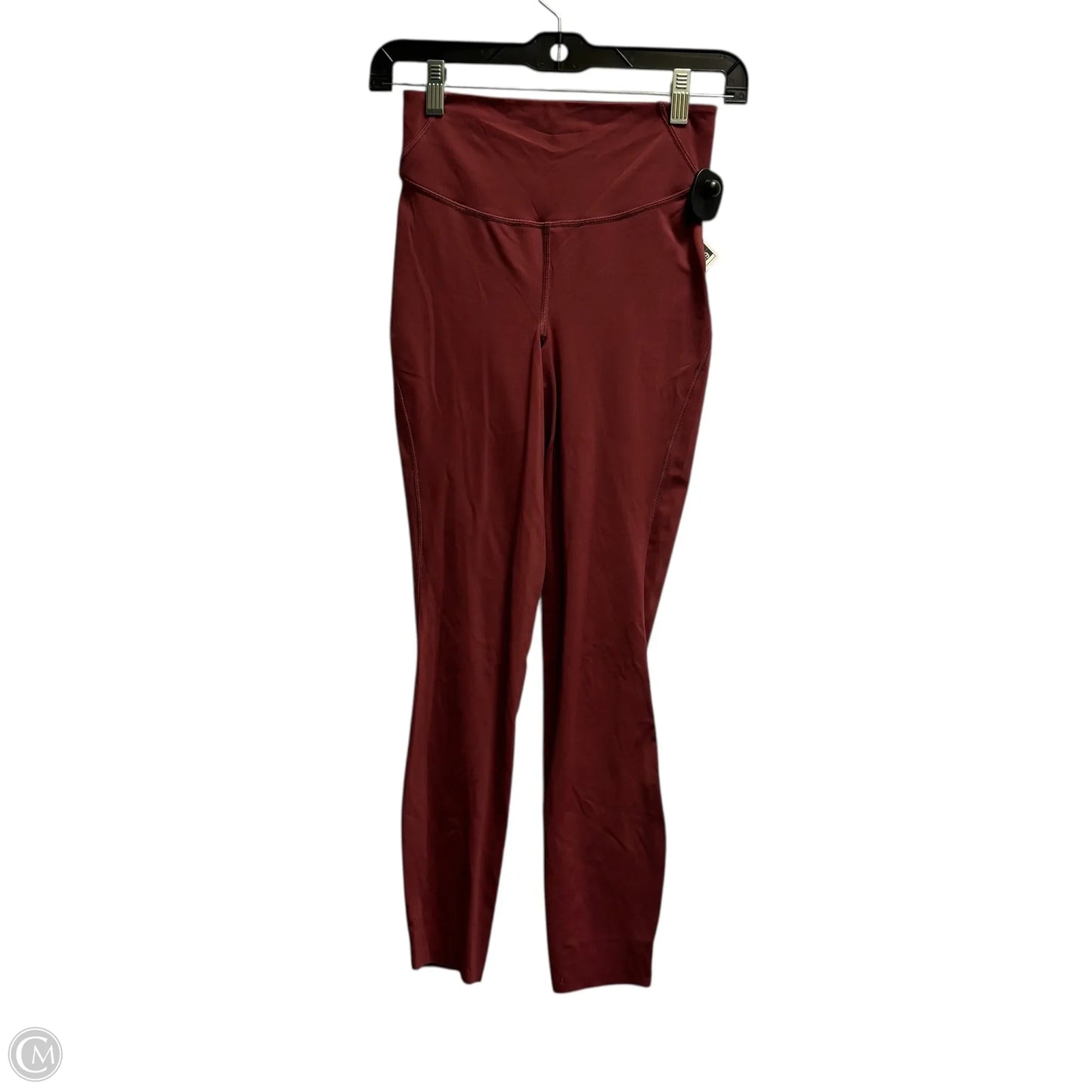 Athletic Leggings By Lululemon In Red, Size: S