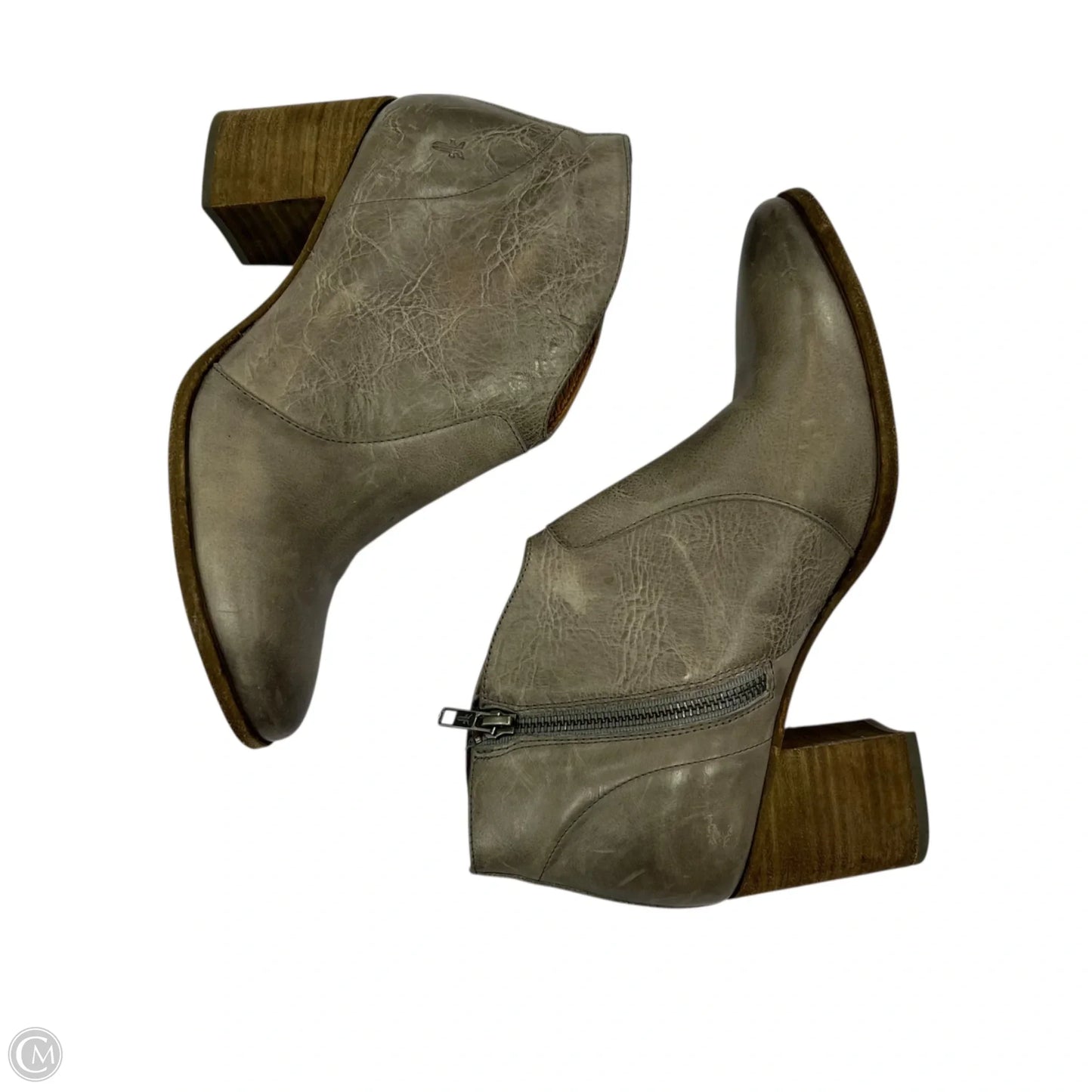 Boots Designer By Frye In Grey, Size: 8