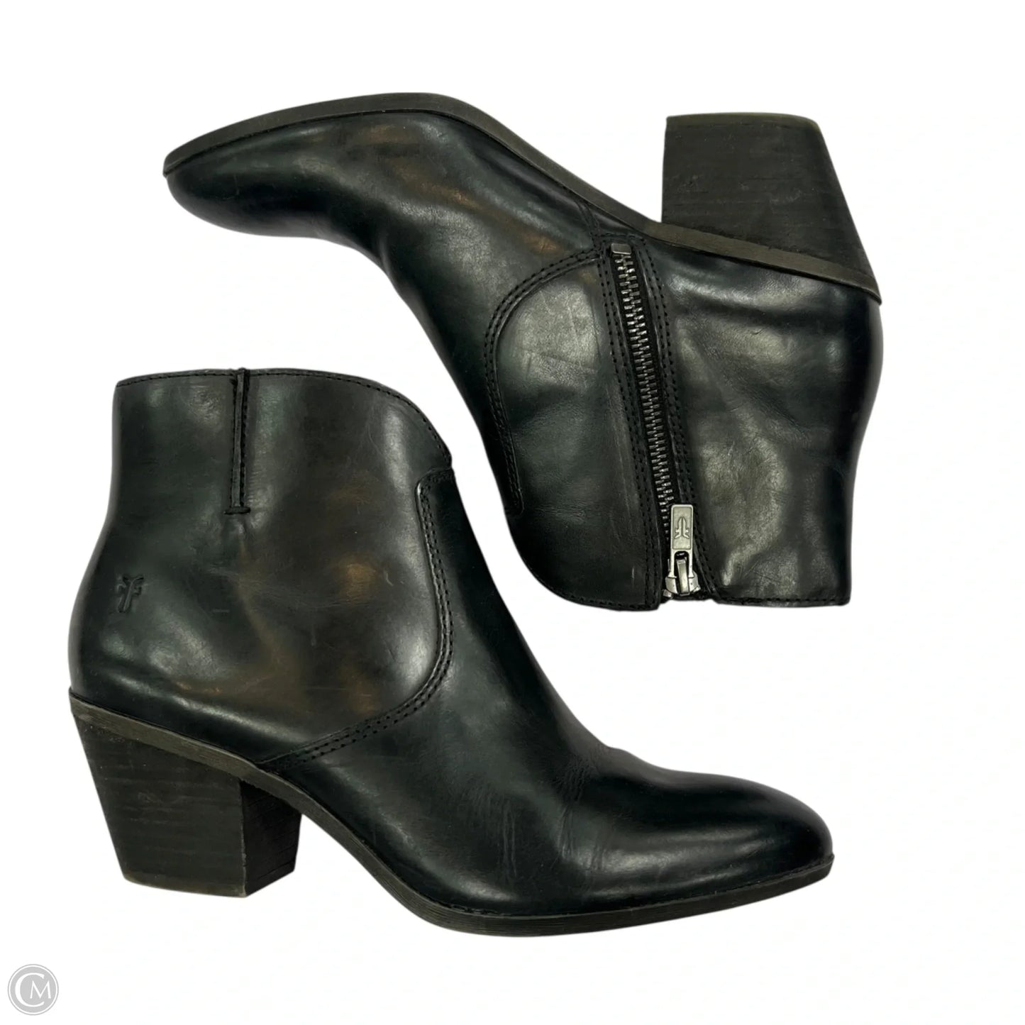 Boots Designer By Frye In Black, Size: 7.5