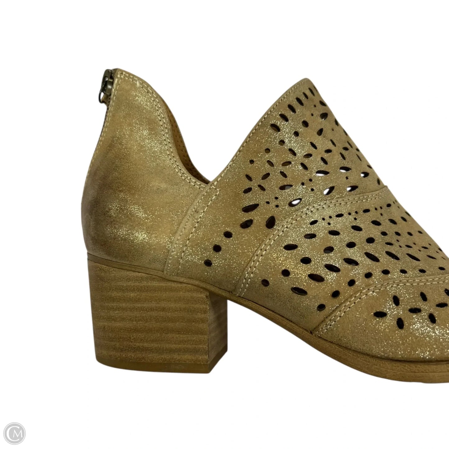 Boots Ankle Flats By Sofft In Gold, Size: 7.5