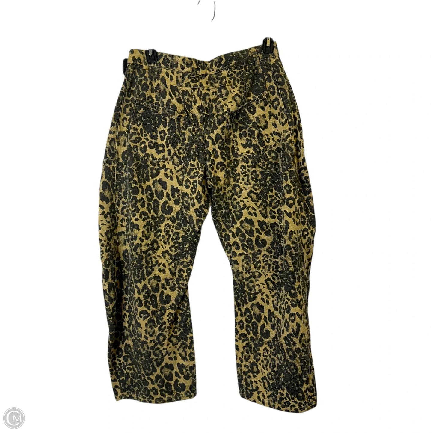 Jeans Wide Leg By Skies Are Blue In Animal Print, Size: Xl