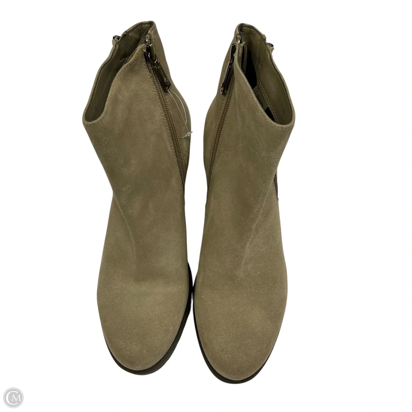 Boots Ankle Heels By Blondo In Taupe, Size: 10