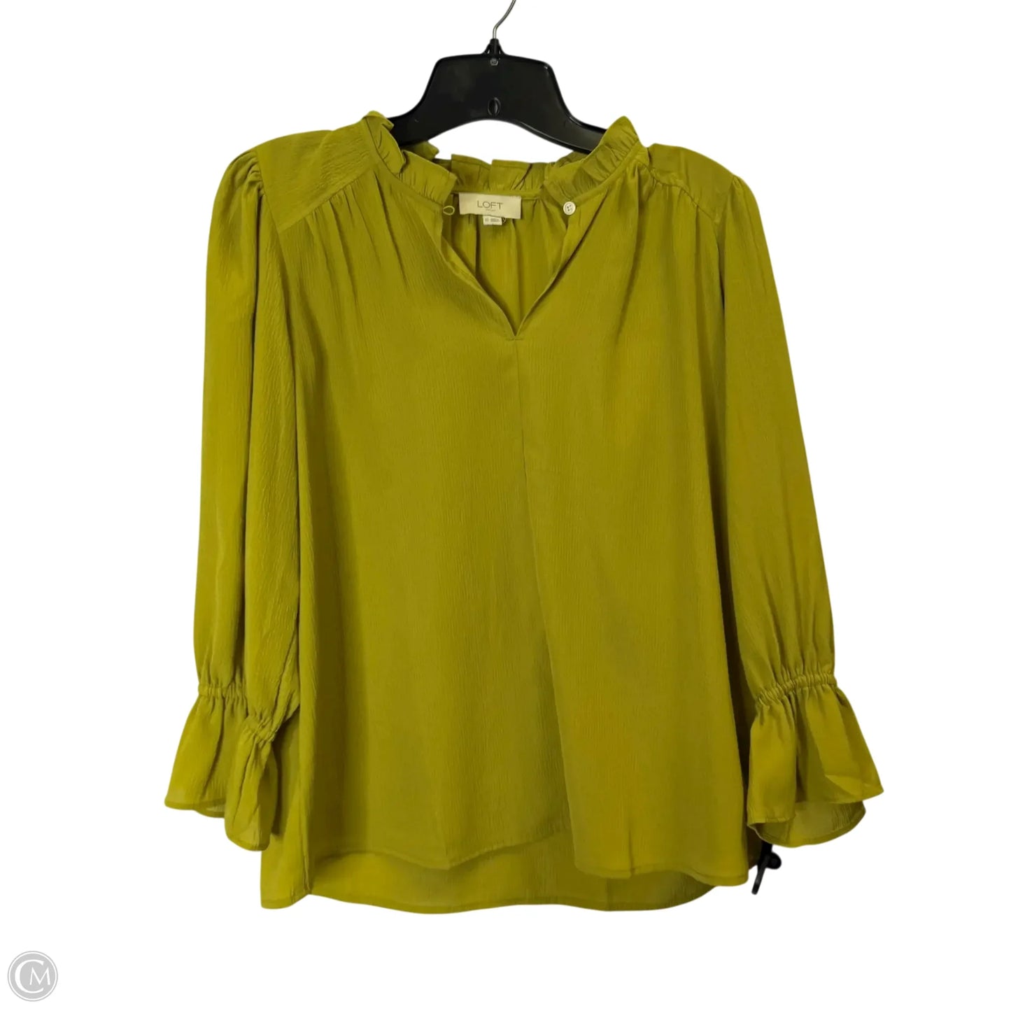 Top Long Sleeve By Loft In Green, Size: Xs