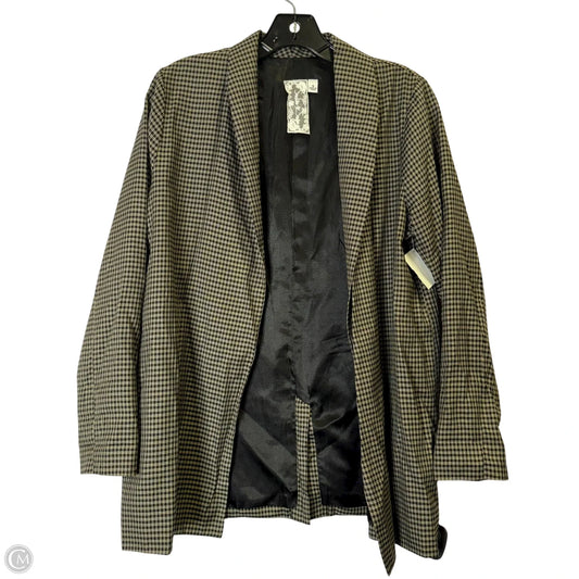 Blazer By Sadie & Sage In Plaid Pattern, Size: S