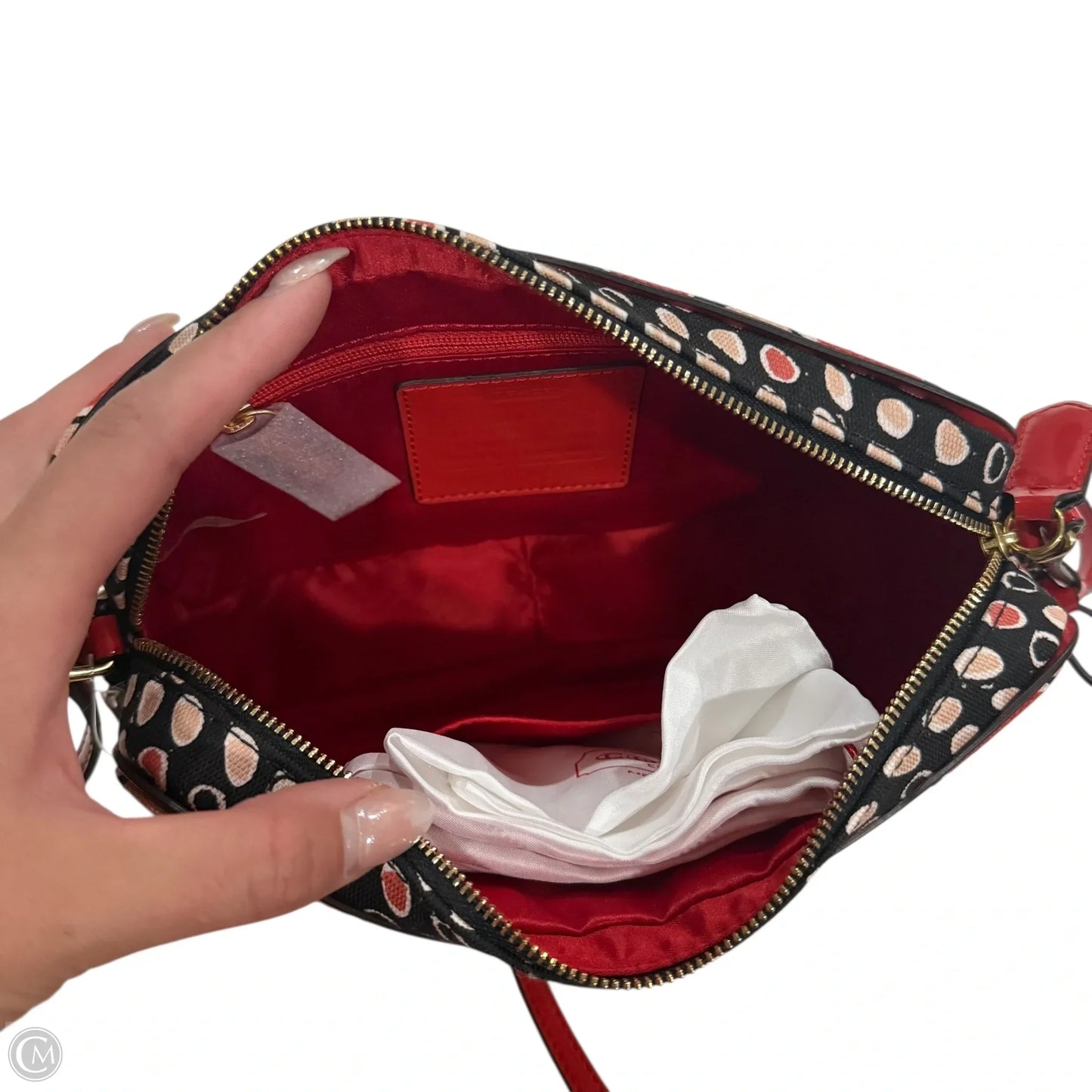 Crossbody Designer By Coach, Size: Medium