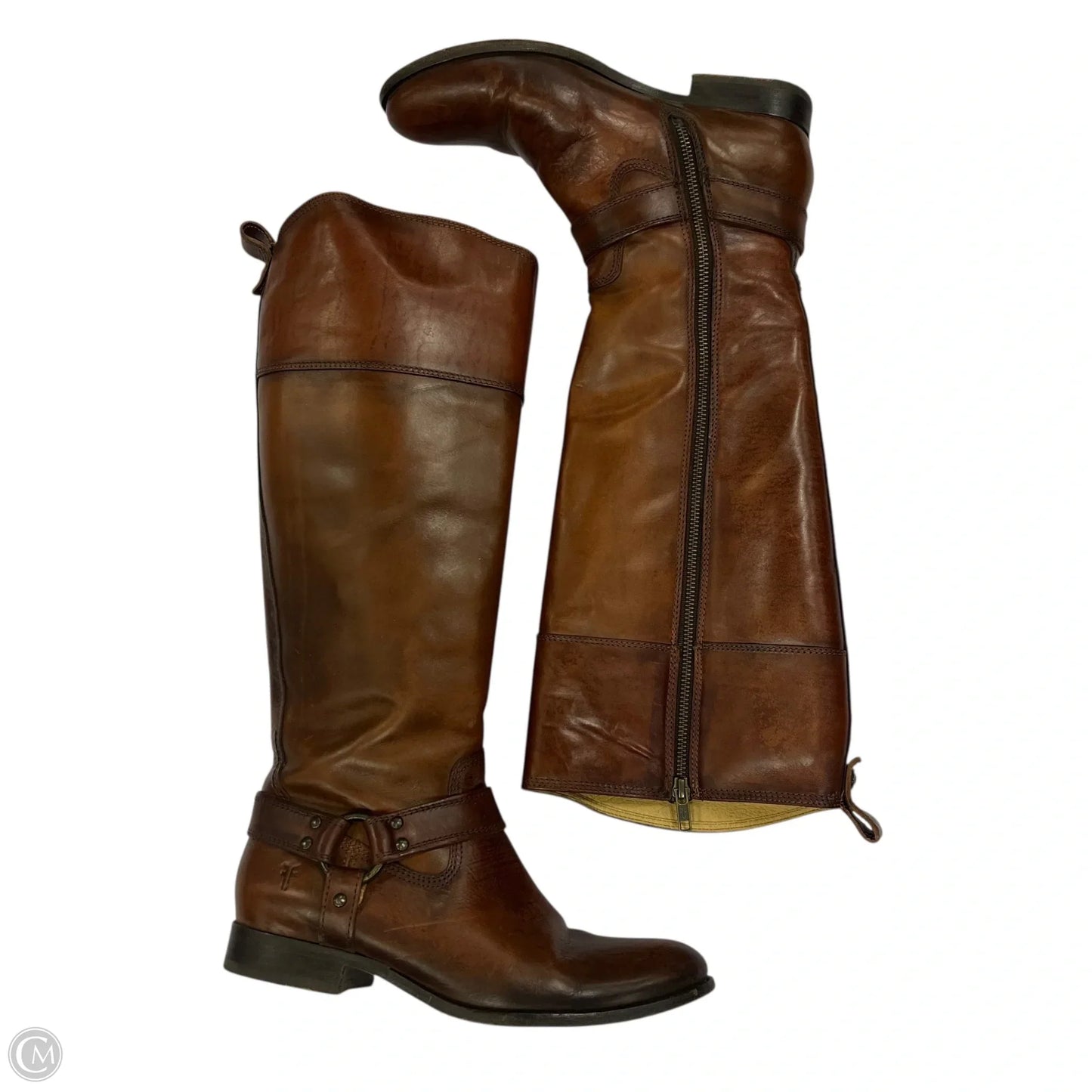 Boots Designer By Frye In Brown, Size: 9