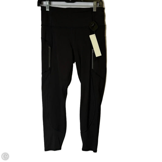 Athletic Leggings By Athleta In Black, Size: Sp