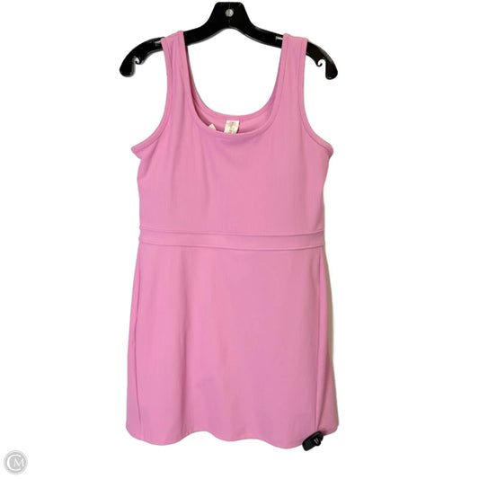 Dress Casual Short By Fabletics In Pink, Size: L