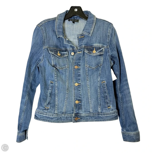 Jacket Denim By Talbots In Blue Denim, Size: S