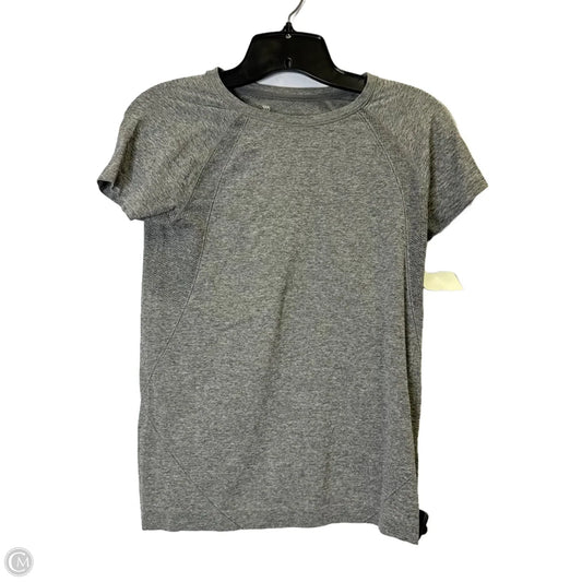 Athletic Top Short Sleeve By All In Motion In Grey, Size: L