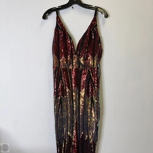 Dress Party Long By Fashion Nova In Multi-colored, Size: 1x