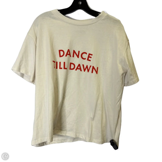 Top Short Sleeve Basic By Target-designer In White, Size: Xl