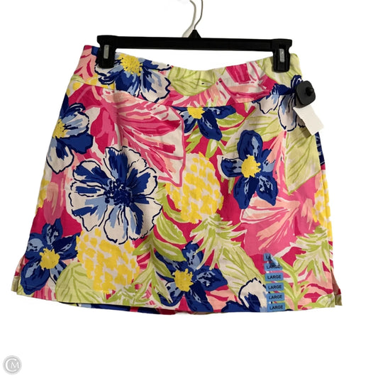 Skirt Mini & Short By Rafaella In Multi-colored, Size: L