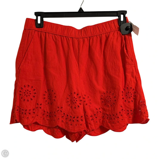 Shorts By Loft In Red, Size: L