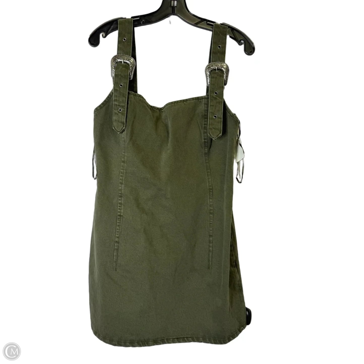 Dress Casual Short By Zara In Green, Size: L