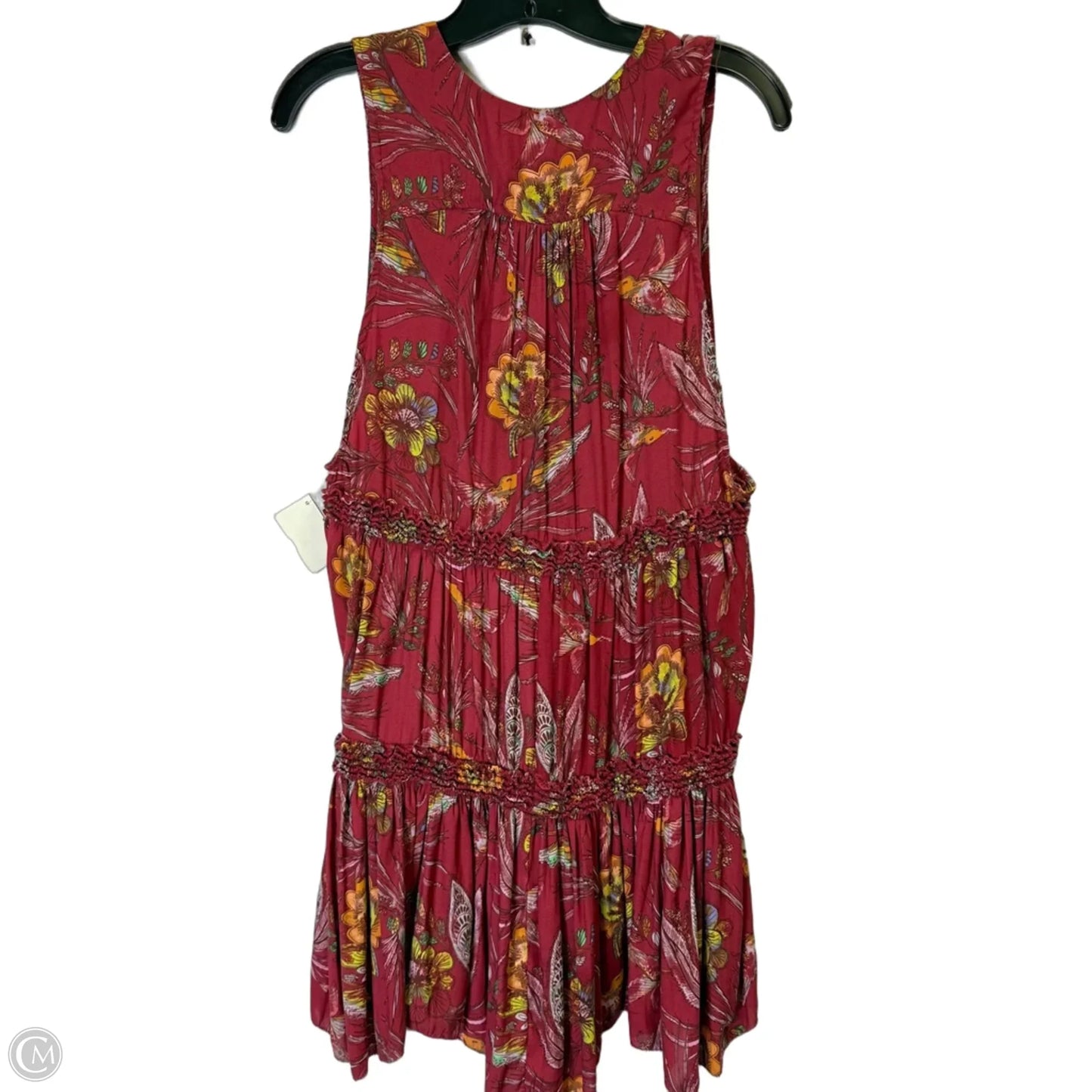Top Sleeveless By Free People In Red, Size: M