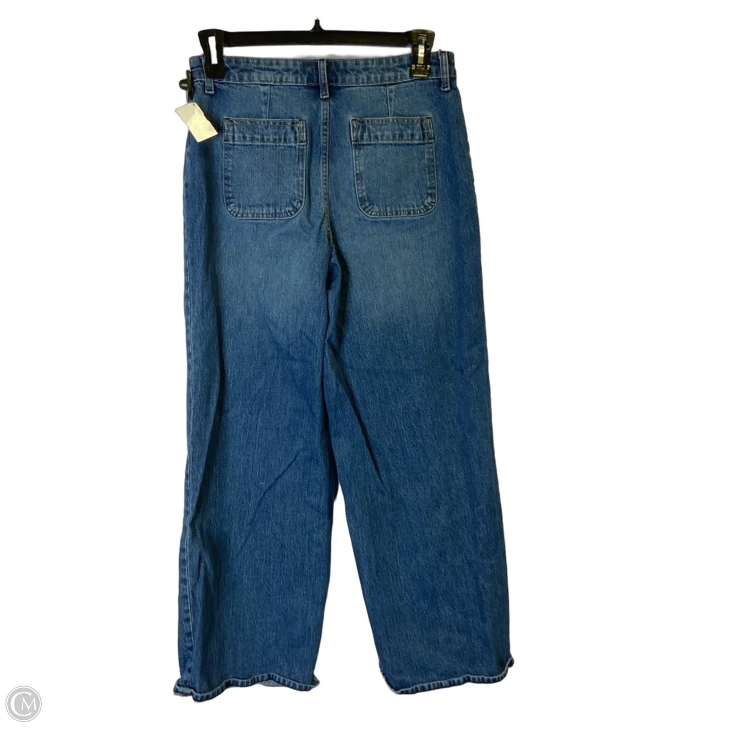 Jeans Straight By Free Assembly In Blue Denim, Size: 10