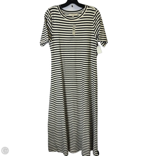 Dress Casual Maxi By Loft In Striped Pattern, Size: M