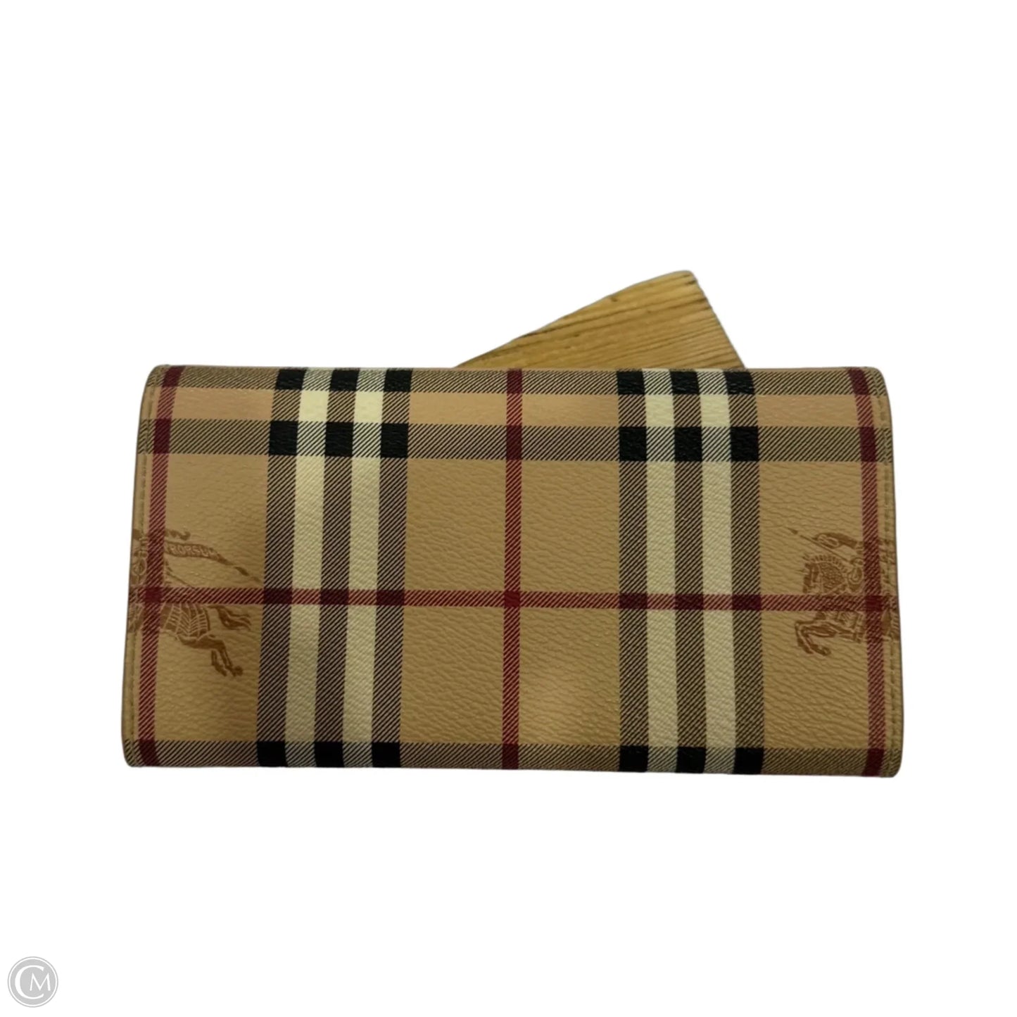 Wallet Luxury Designer By Burberry, Size: Medium