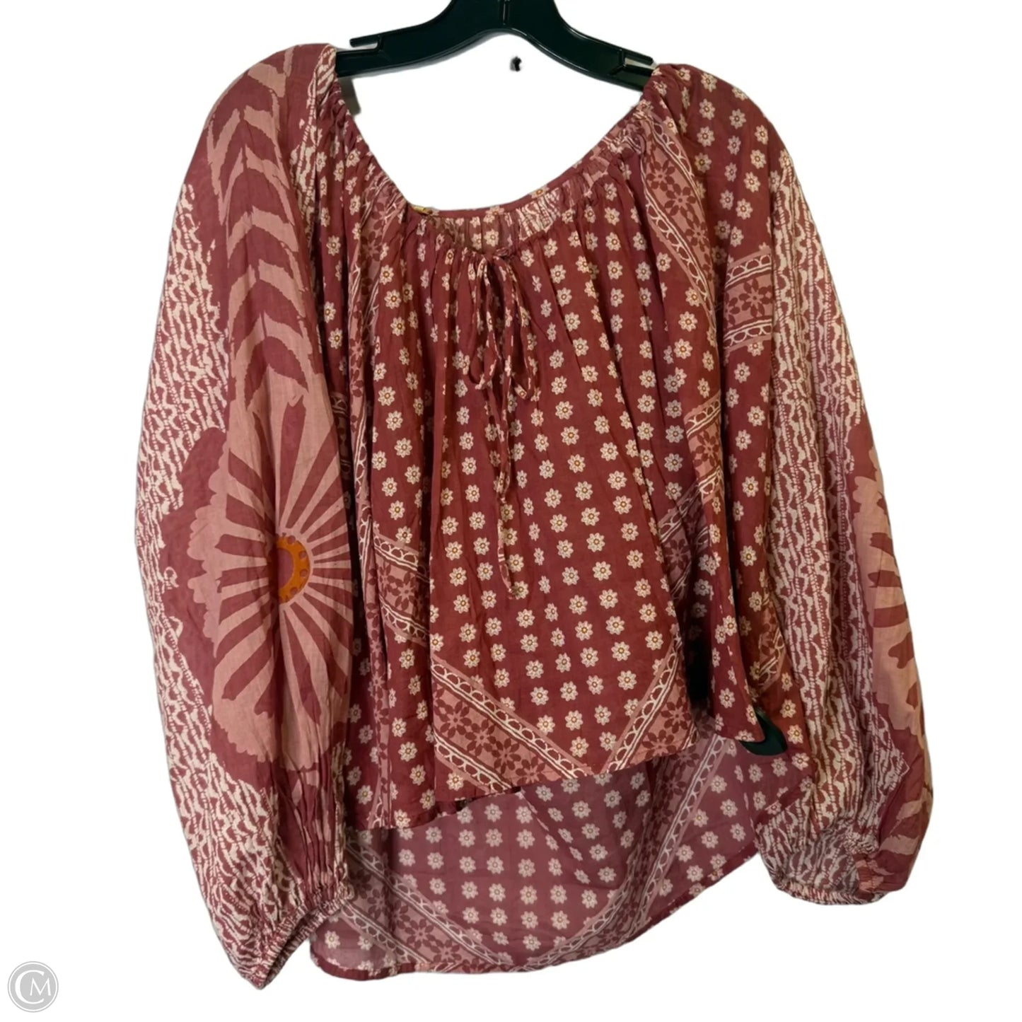 Top Long Sleeve By Free People In Red, Size: Xs