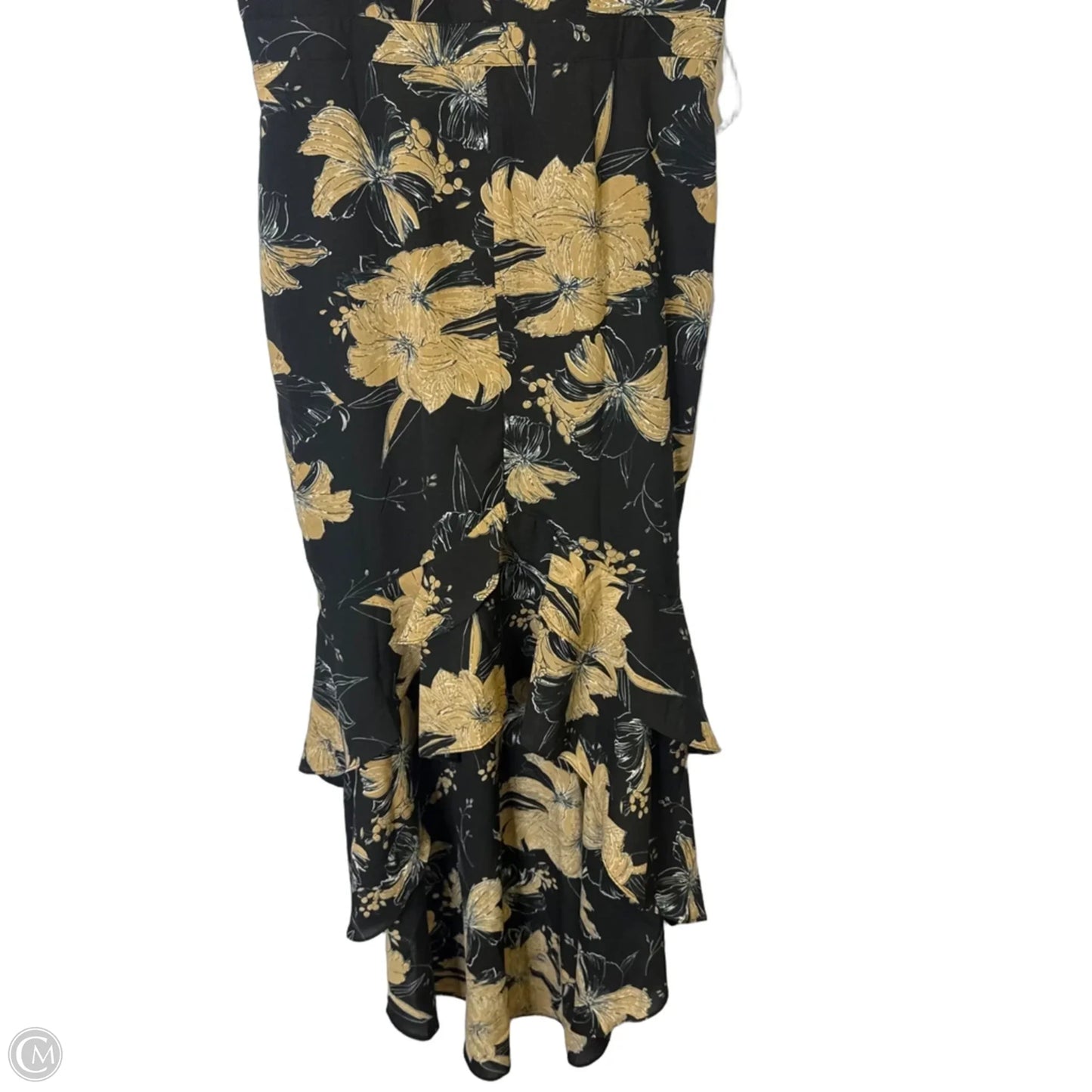 Dress Casual Maxi By Lulus In Black & Brown, Size: L