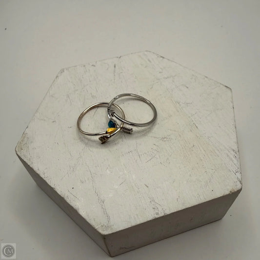 Ring Stackable By Puravida, Size: 02 Piece Set