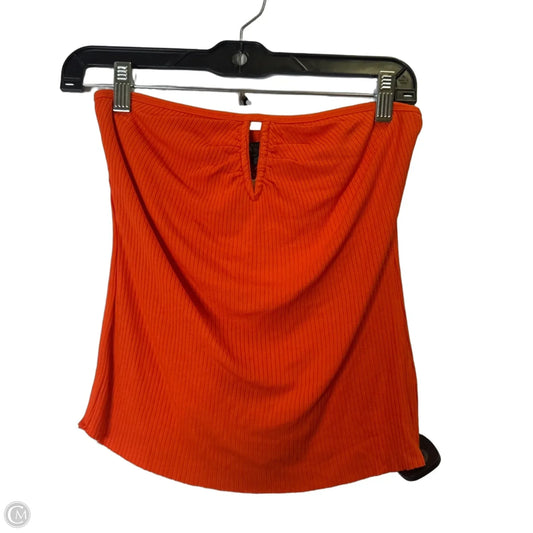 Top Sleeveless By Cmb In Orange, Size: M