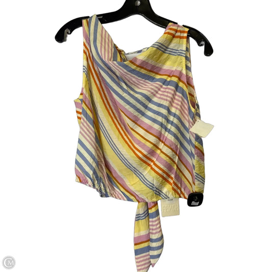 Top Sleeveless By Frnch In Multi-colored, Size: M
