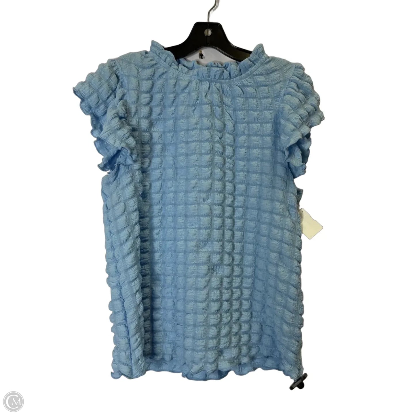Top Short Sleeve By Ces Femme In Blue, Size: S