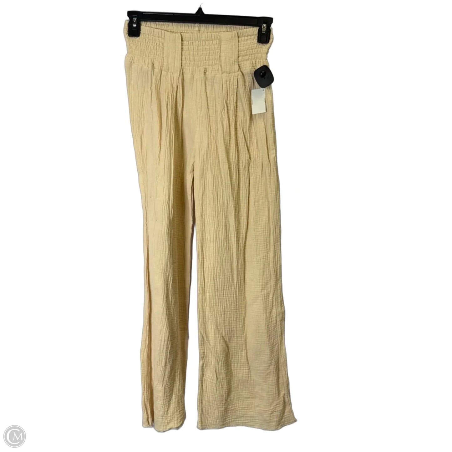 Pants Wide Leg By Clothes Mentor In Cream, Size: M