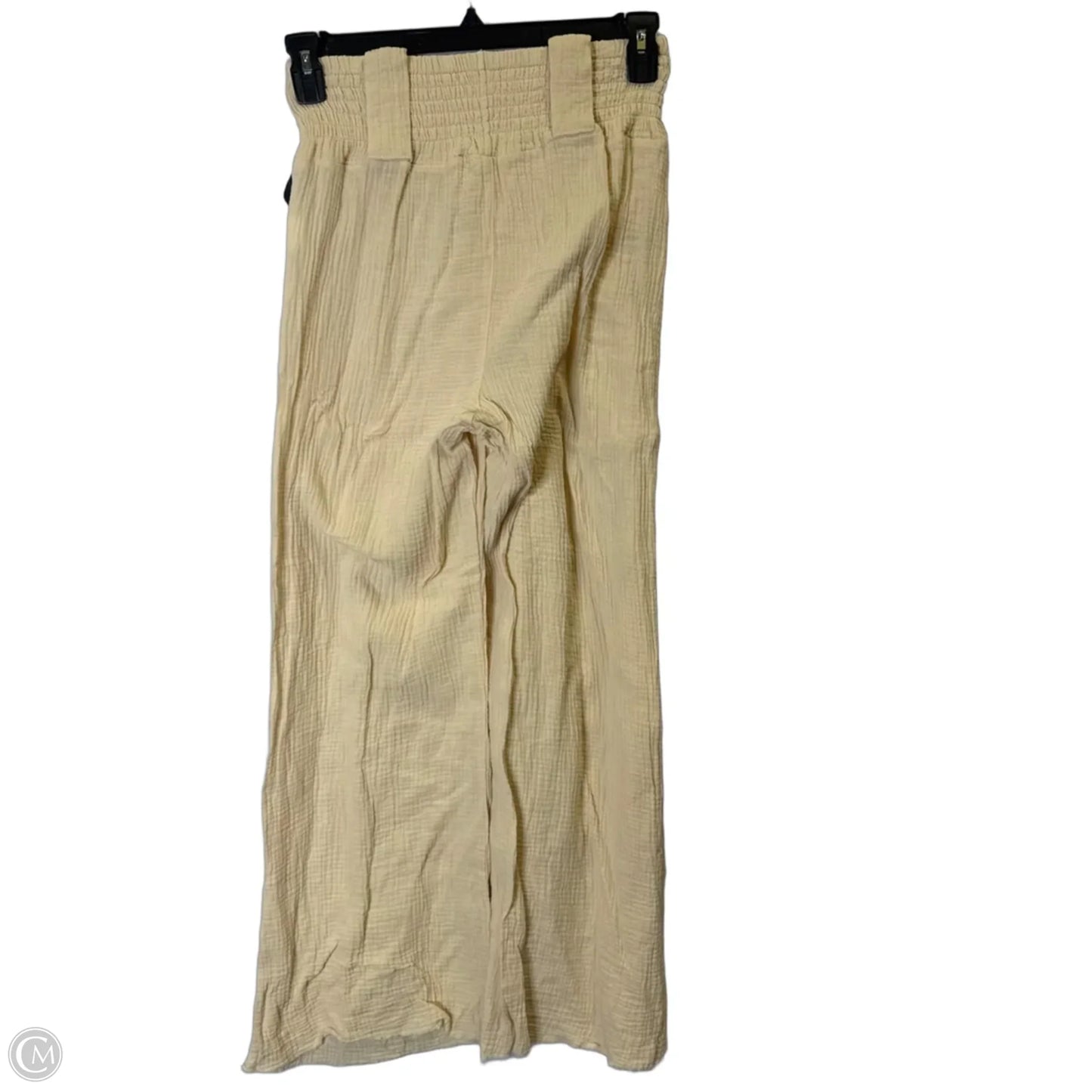 Pants Wide Leg By Clothes Mentor In Cream, Size: M