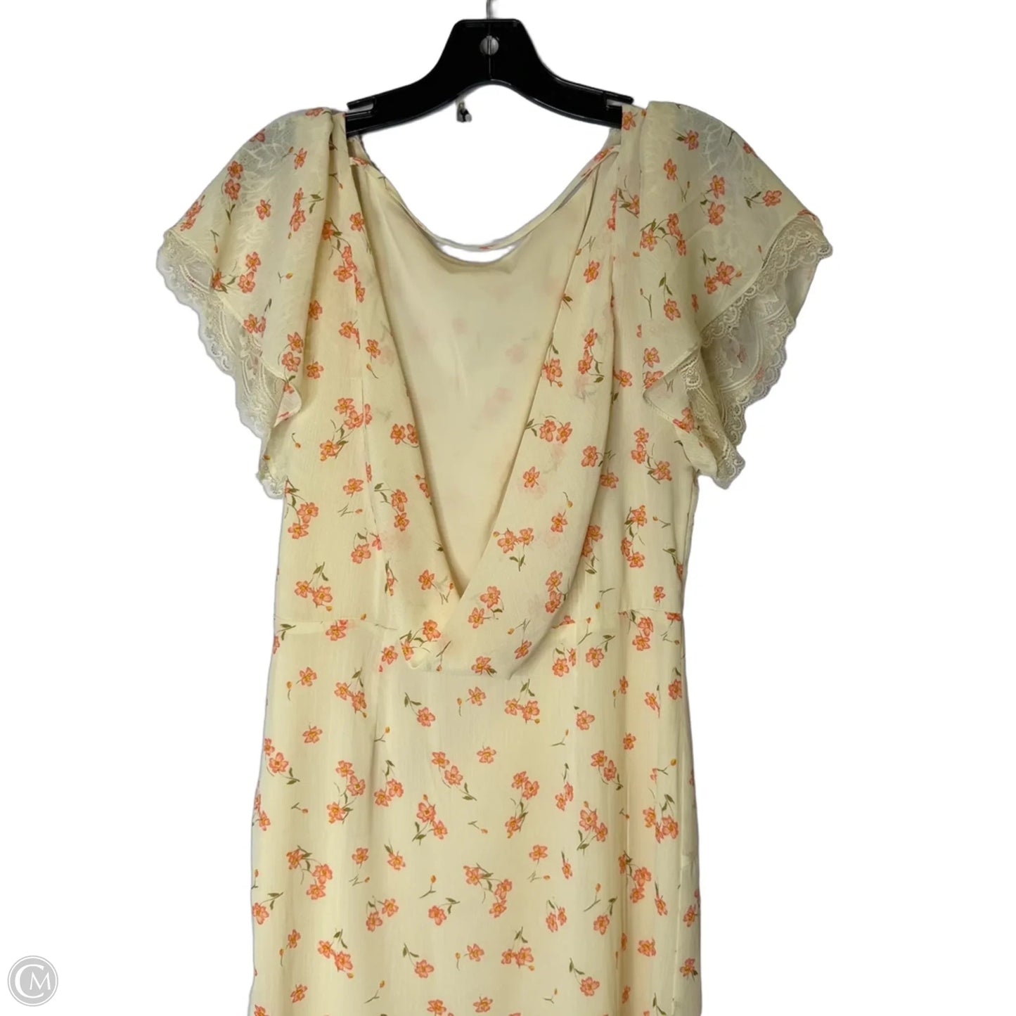 Dress Party Long By Afrm In Cream, Size: S