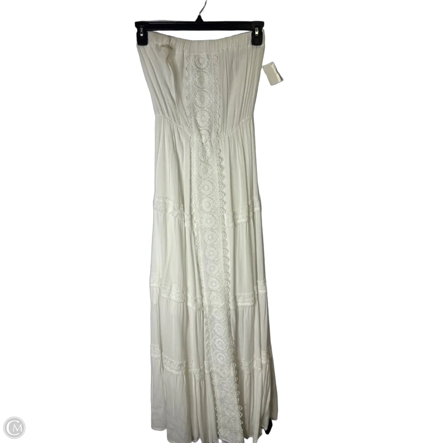 Dress Casual Maxi By Faded Rose In White, Size: M