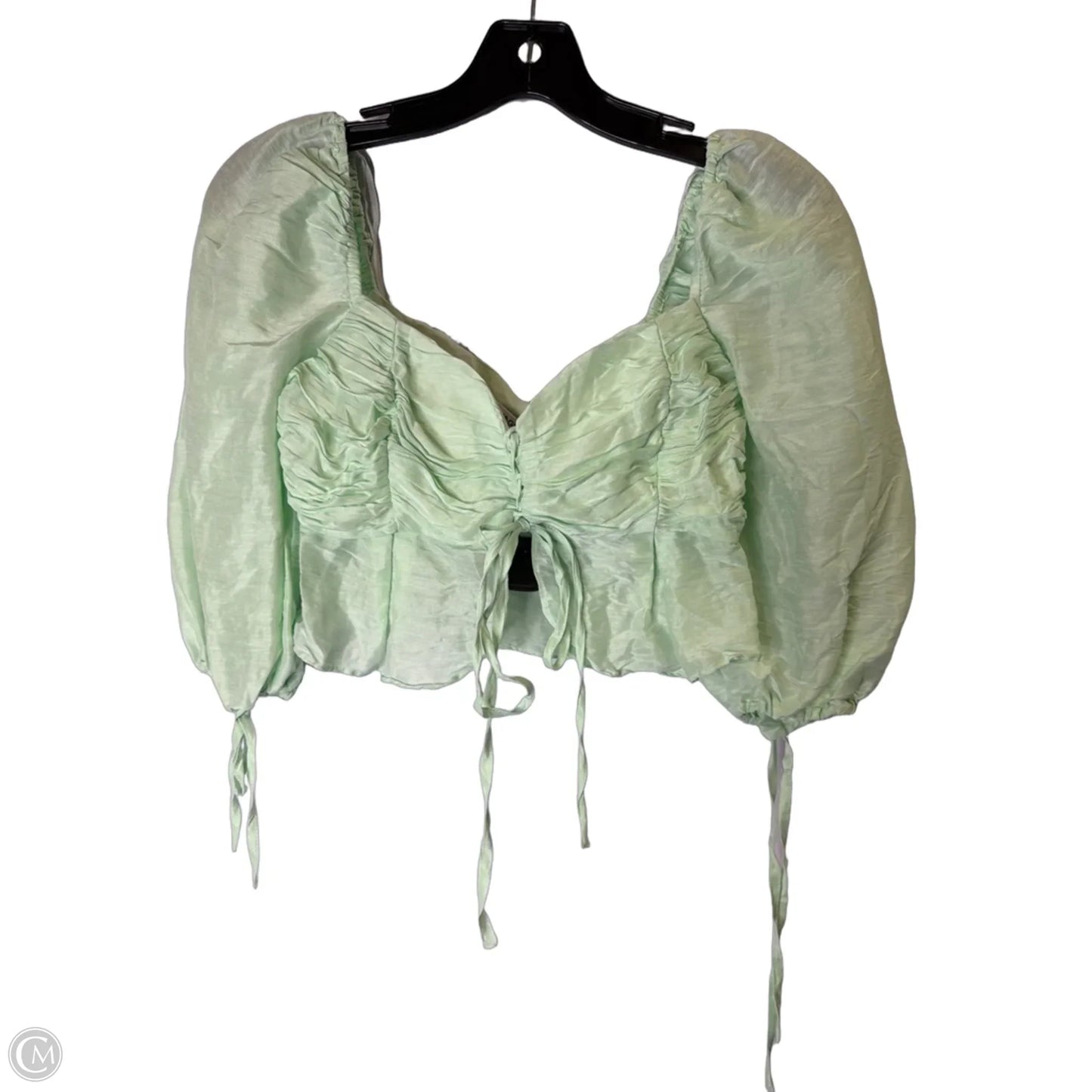 Top Short Sleeve By Cma In Green, Size: Xs