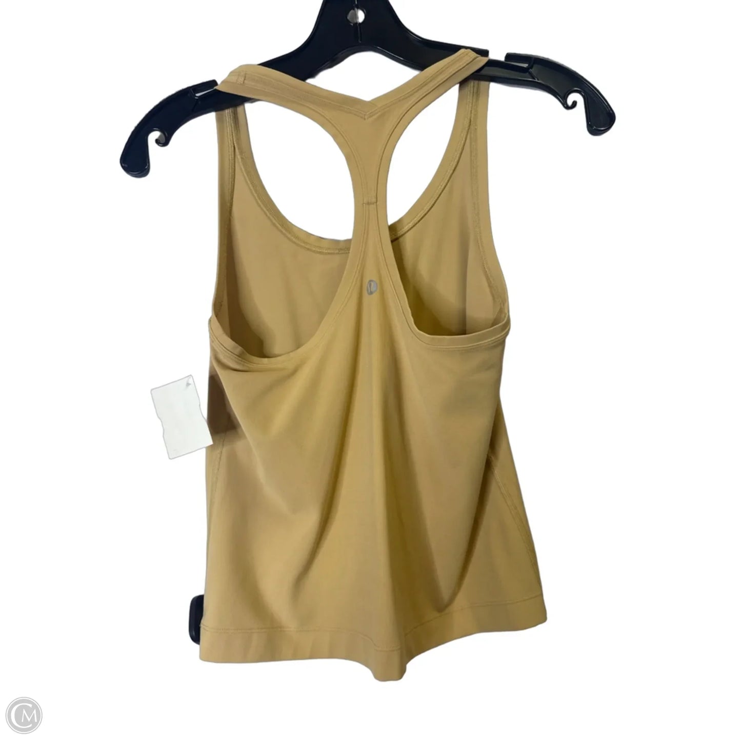 Athletic Tank Top By Lululemon In Tan, Size: S
