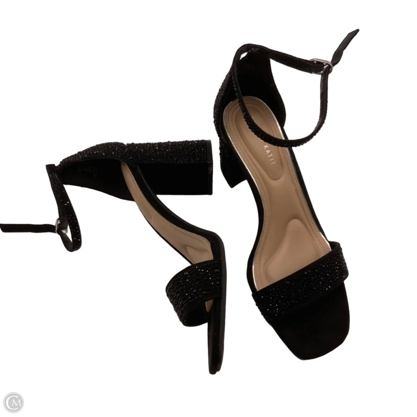Shoes Heels Block By Kelly And Katie In Black, Size: 7.5