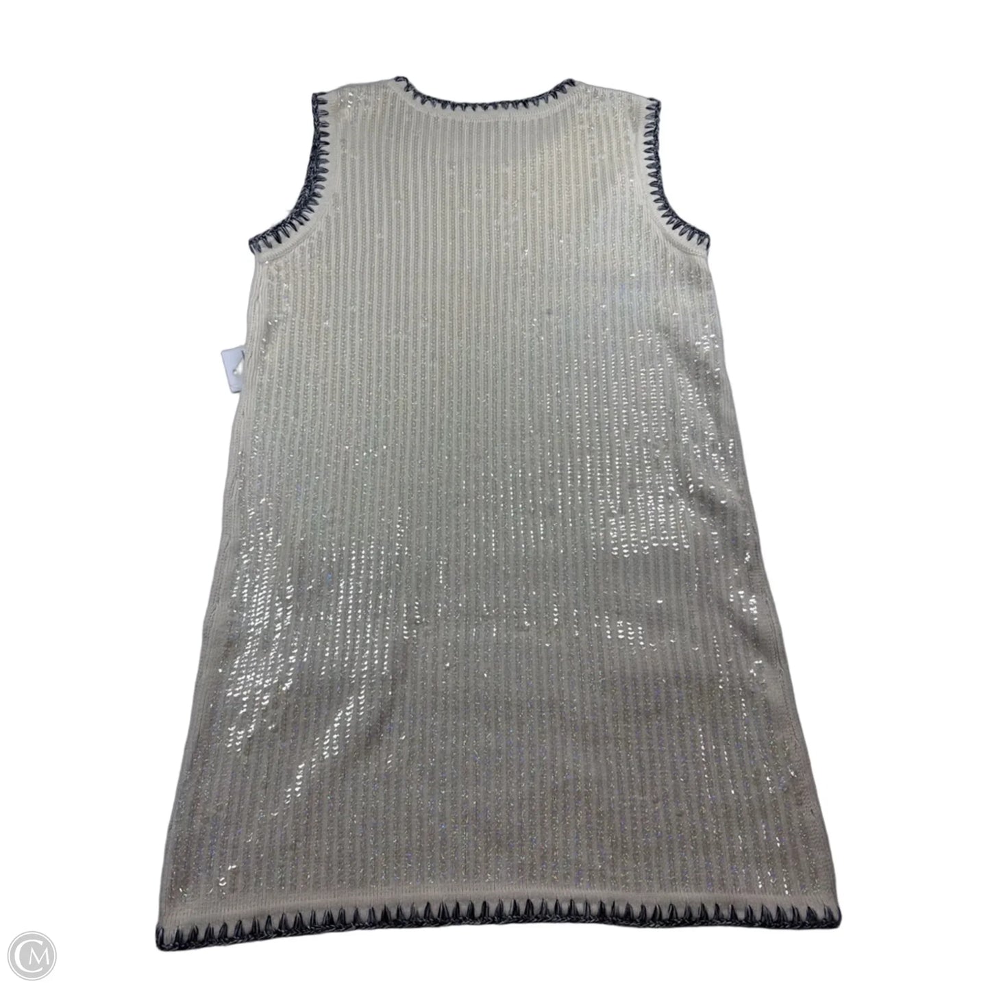Dress Party Short By Clothes Mentor In Cream, Size: L