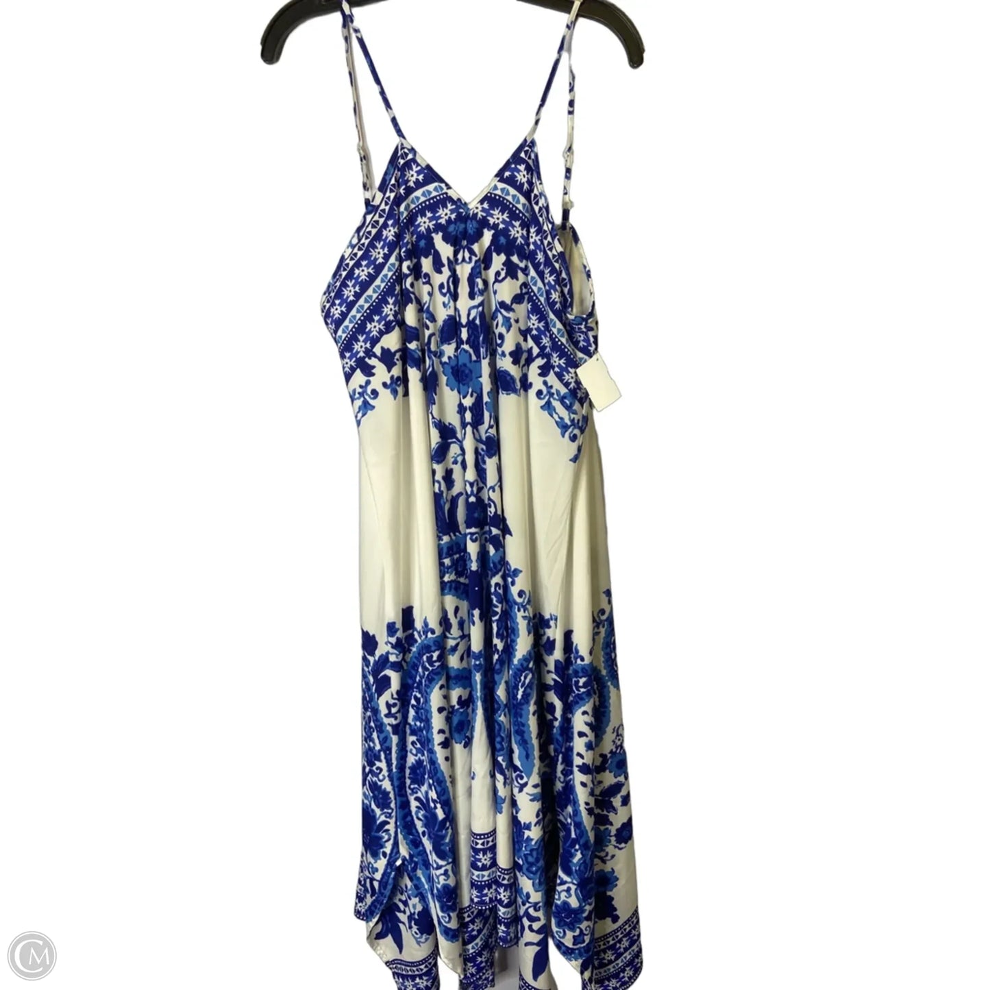 Dress Casual Midi By Cato In Blue, Size: Xl