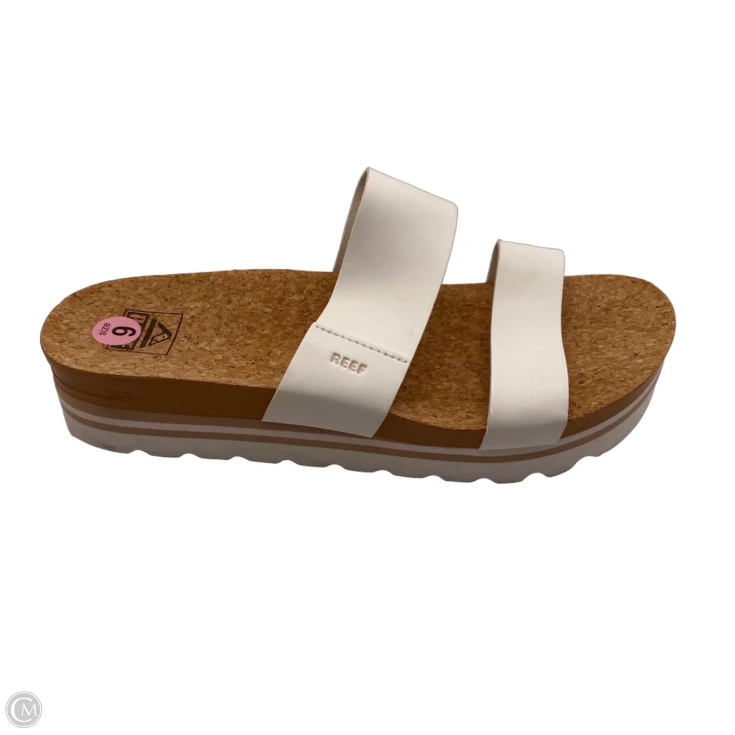 Sandals Heels Platform By Reef In White, Size: 9