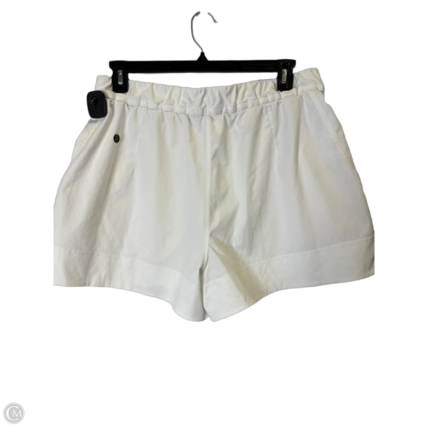 Athletic Shorts By Lululemon In Ivory, Size: Xl