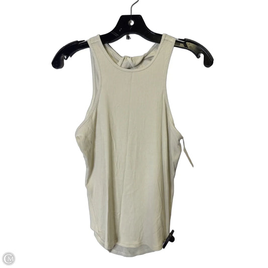 Athletic Tank Top By Lululemon In Cream, Size: 6