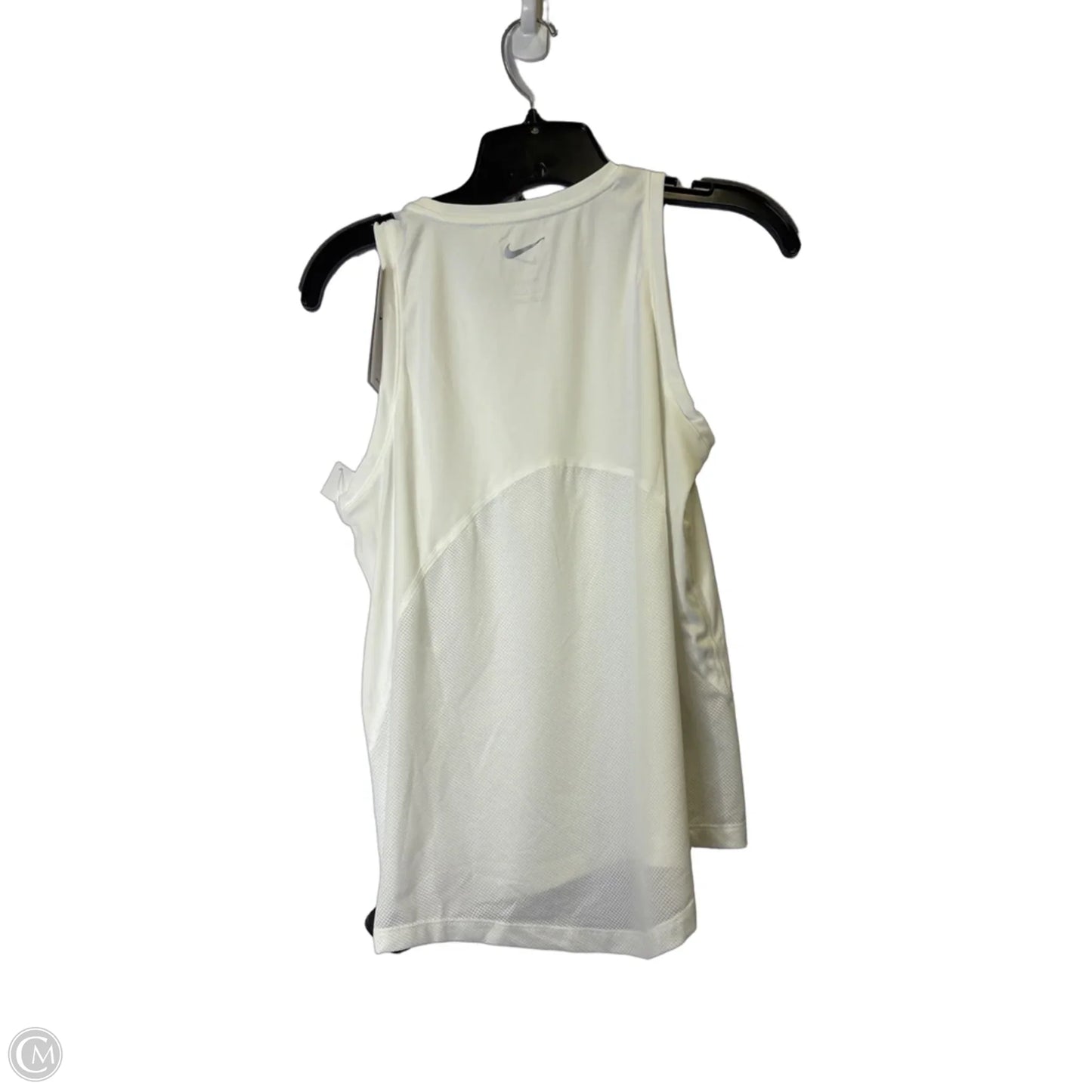 Athletic Tank Top By Nike Apparel In White, Size: S