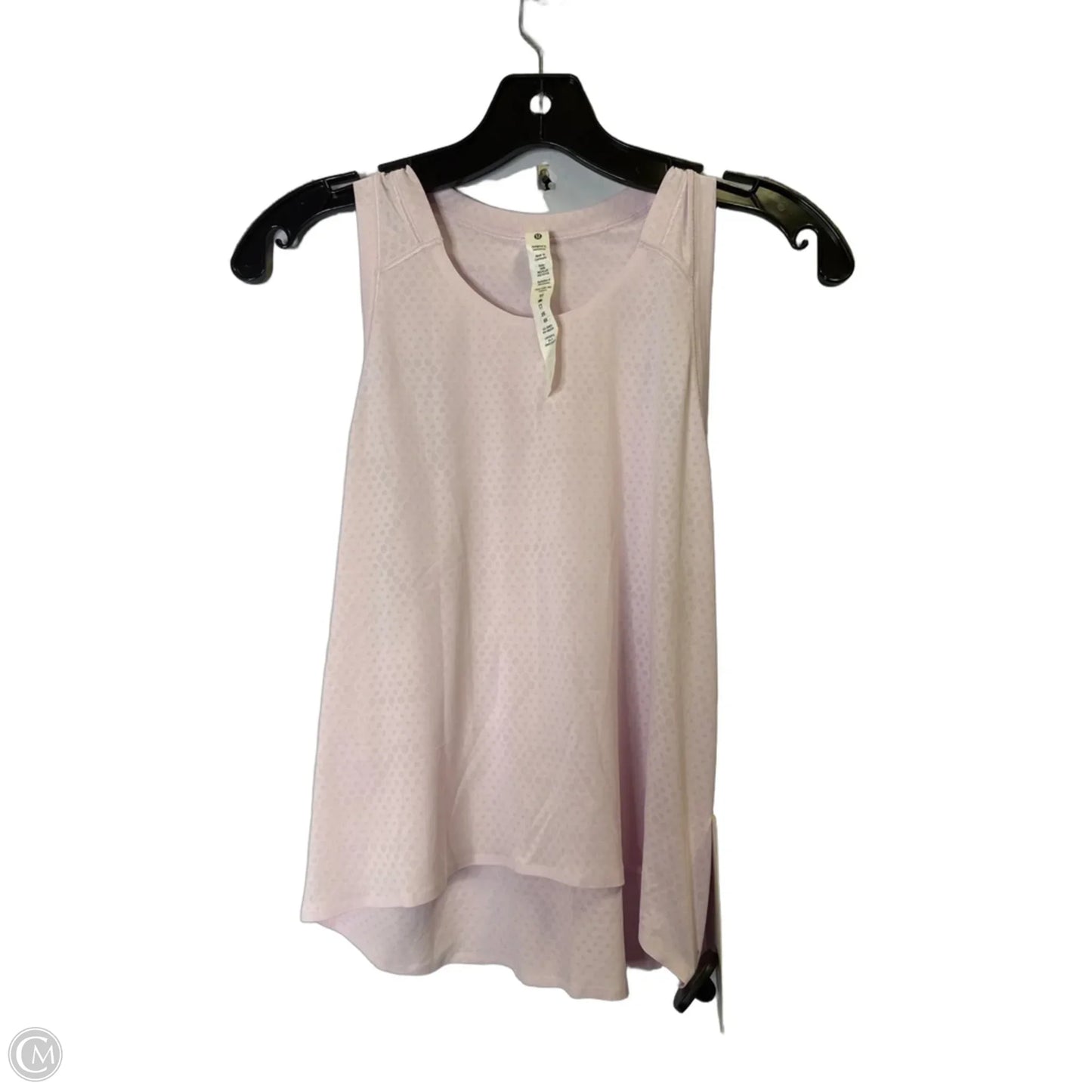 Athletic Tank Top By Lululemon In Pink, Size: 6