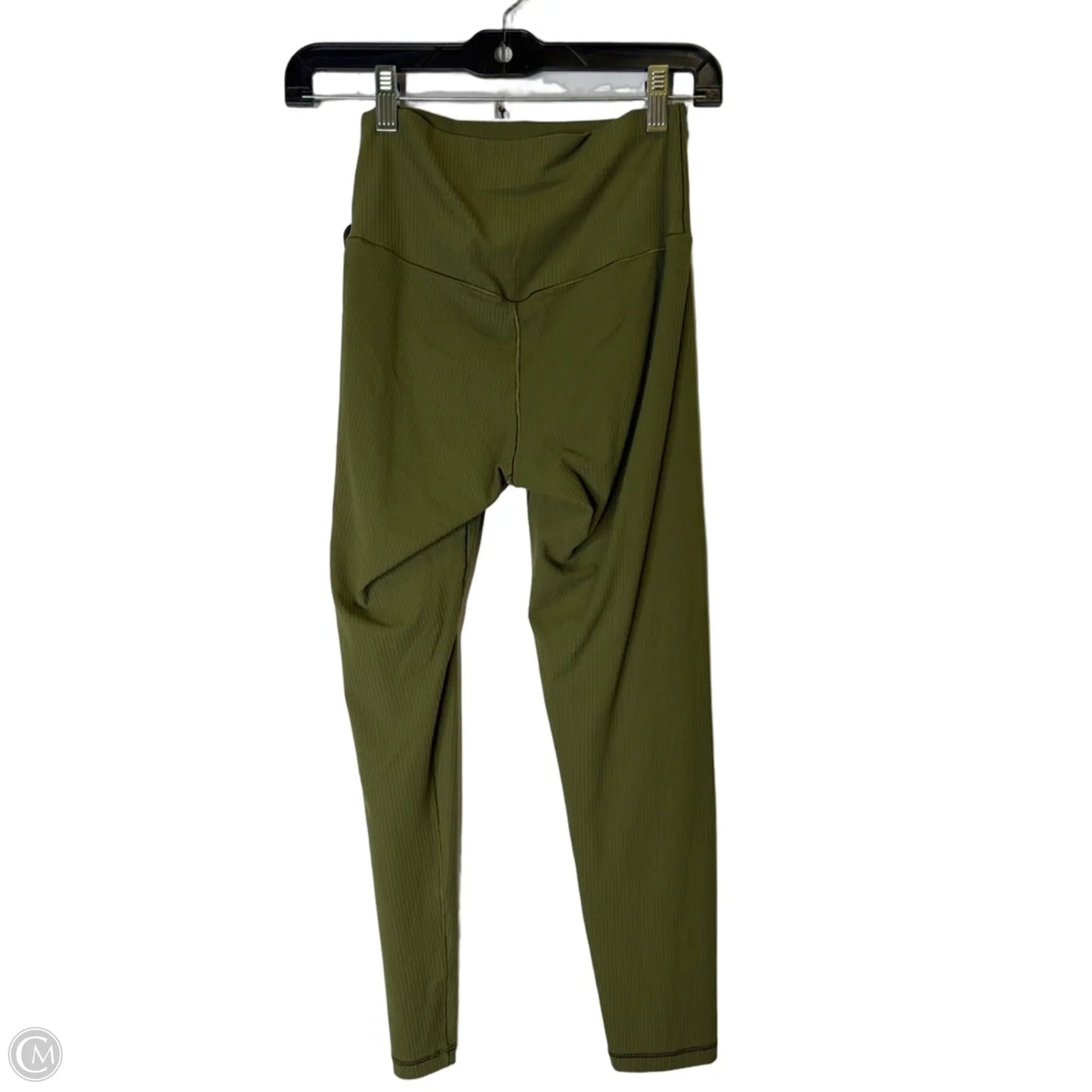 Athletic Leggings By Offline In Green, Size: M