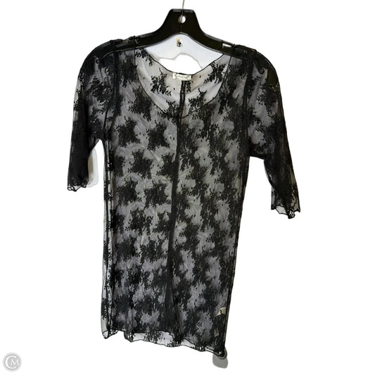 Top Short Sleeve By Free People In Black, Size: L