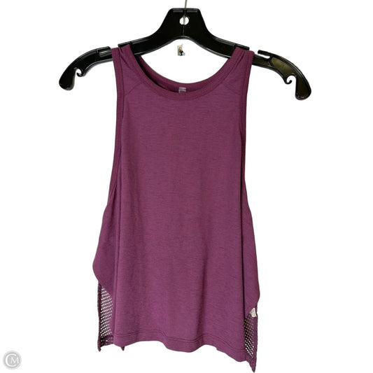 Athletic Tank Top By Free People In Purple, Size: S